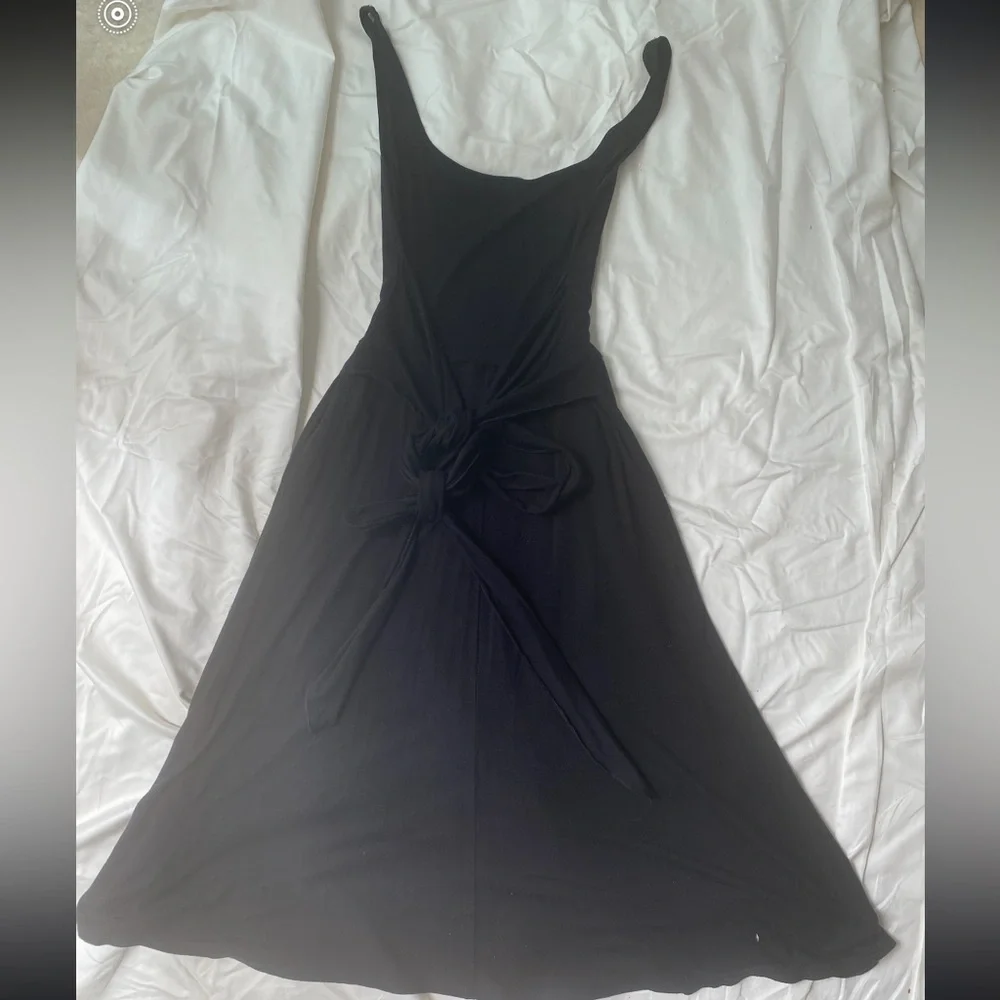 Reformation Dress Kaila Jersey Knit Midi Wrap - Picture 2 of 4